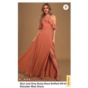 Lulu’s “Stun and Only” Pink Maxi Dress